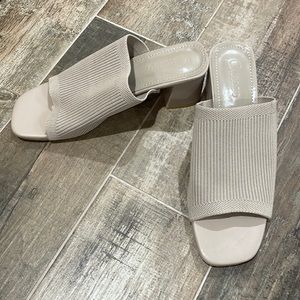 Chunky Knit Sandals- Never Worn